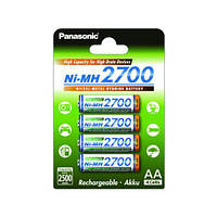 Акумулятор Panasonic Ni-MH AA 2700 mAh BK-3HGAE - (4шт.) ( на складі )