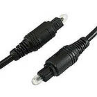 Шнур оптичний (toslink plug- toslink plug), 3 м, чорний