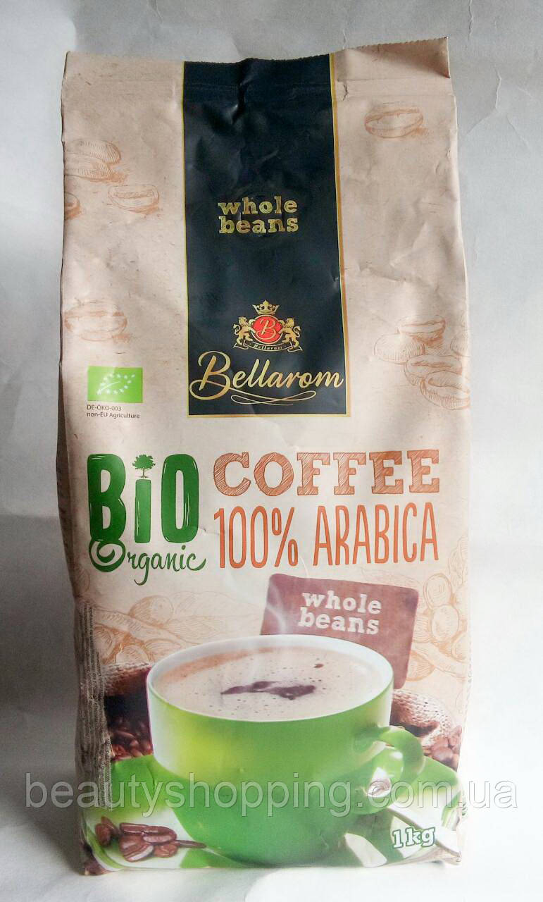 Bellarom Bio Organic кава в зернах 100% арабіка 1кг Німеччина
