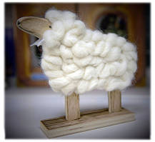 LV 106906 Новорічна прикраса Sheep White