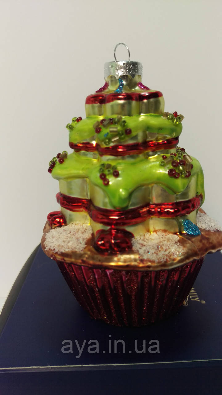 LV 167744 Новорічна прикраса Ornament cupcake