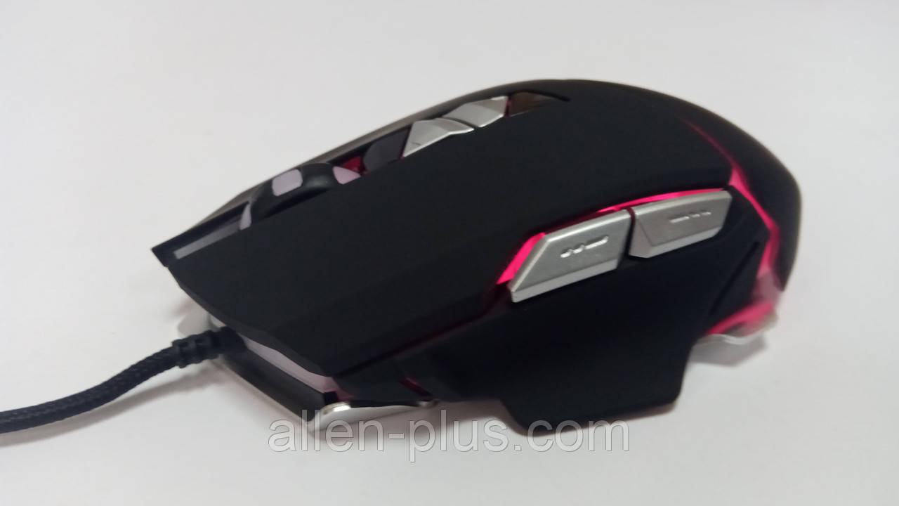 Ігрова миша дротова HAVIT HV-MS793 (3200 DPI) GAMING USB, black (c металевим підставою)