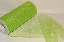 Фатин ширина 14,50см Glitter Apple Green