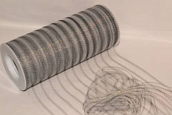 Фатин ширина 14,50 см Смужка Black