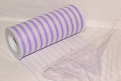 Фатин ширина 14,50 см Смужка Lavander