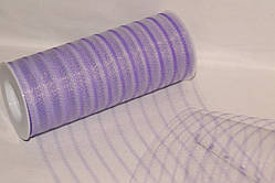 Фатин ширина 14,50 см Смужка Purple