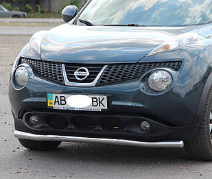 Кенгурник одинарний вус на Nissan Juke (c 2010---) Ніссан Жук PRS