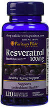 Ресвератрол Puritan's Pride Resveratrol 100 mg 120 Softgels