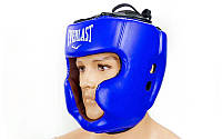 Шлем боксерский с полной защитой FLEX EVERLAST (синий, р-р M-XL)