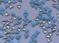 Украшение для ногтей - треугольник (50 штук в пакетике) Цвет: голубой