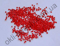 Кришталева крихта для дизайну нігтів 200 штук яскраво-червона