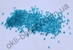 Кришталева крихта для дизайну нігтів 200 штук бірюза