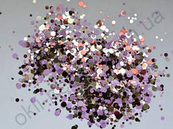 Конфетті для дизайну нігтів №14