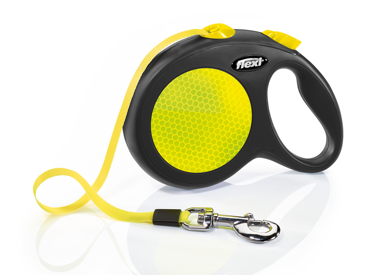 Flexi Neon L стрічка 5 метрів до 50 кг повідець-рулетка для собак