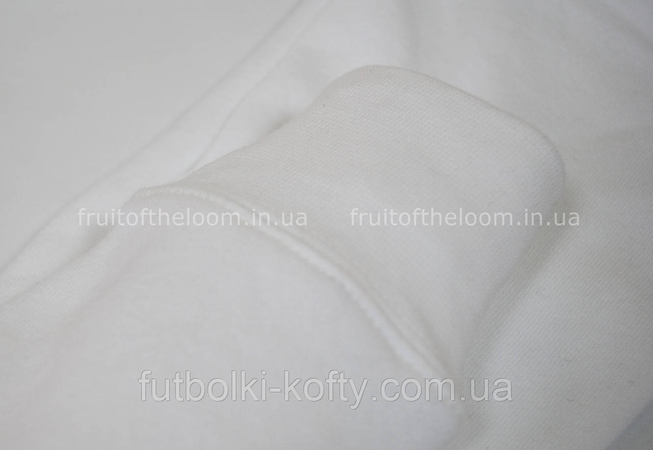 Женская премиум толстовка на замке Белая Fruit Of The Loom 62-118-30 XS - фото 5 - id-p607363589