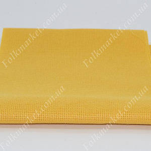 Помаранчева тканина під вишивку хрестом 66х66 ТВШ-38 1/40