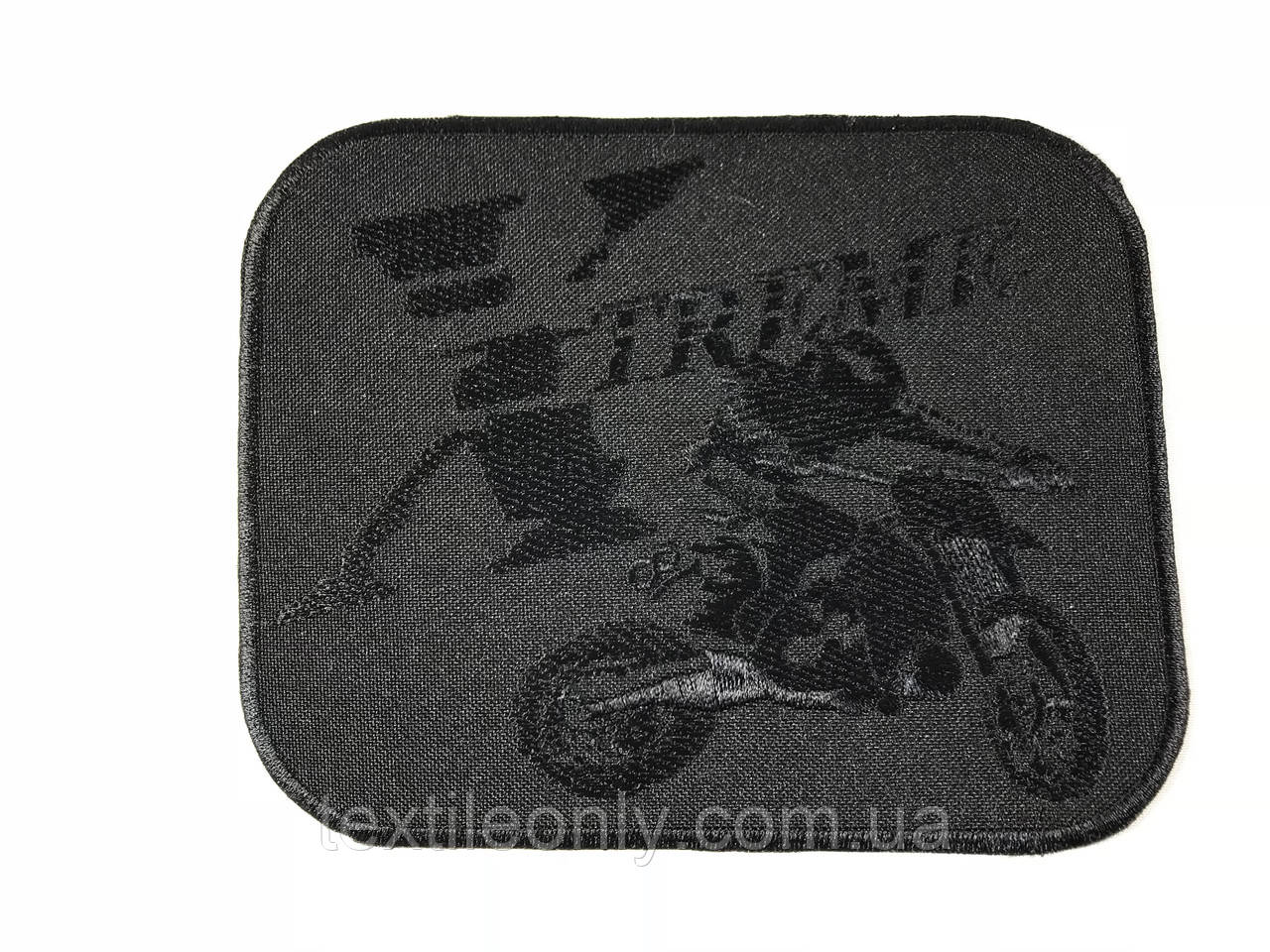 Нашивка Xtreme колір чорний 135x110 мм