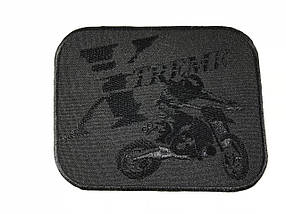 Нашивка Xtreme колір чорний 135x110 мм