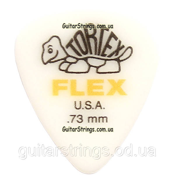 Медиатор Dunlop 428R.73 Tortex Flex Standard 0.73 mm - фото 1 - id-p607380714