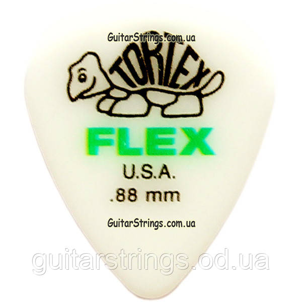 Медиатор Dunlop 428R.88 Tortex Flex Standard 0.88 mm - фото 1 - id-p607380715