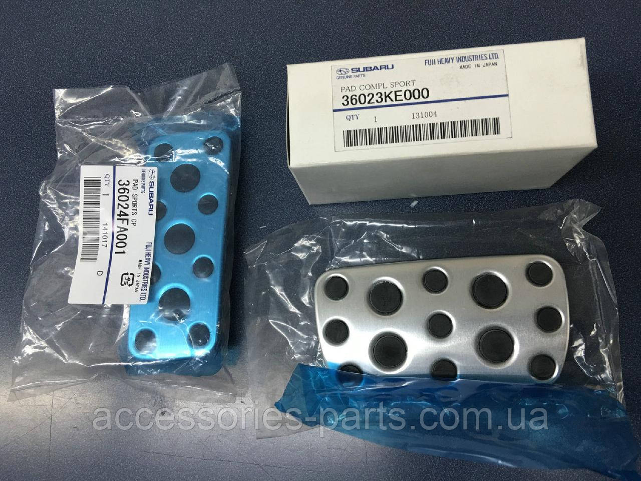 Накладки на педалі для АКПП Subaru Нові Оригінальні  , фото 1