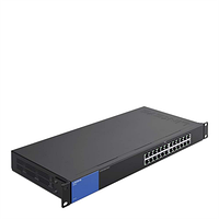 Коммутатор Linksys LGS124, 24 гигабитных порта (LGS124-EU)