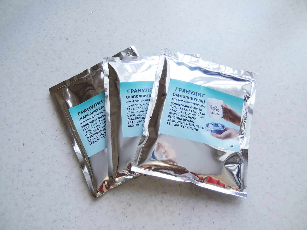 Гранулят фільтра для зволожувача Boneco, картридж бонеко 7533, 7531