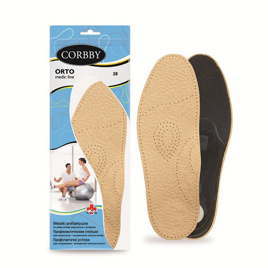 Устілки ортопедичні для взуття ORTO Corbby 36-46