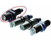 Датчик фотоэлектрический Datalogic (Datasensor) серии S51 NPN, Пластик, Аксиальная (Plastic, Axial), Встроенный кабель 2м (2m Cable), Диффузный среднего расстояния (Medium diffuse proximity), S51-PA-2-C01-NK