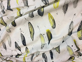 Бамбукова тканина, муслін плоский "пір'я"