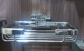 Мильниця решітка прямокутна латунь