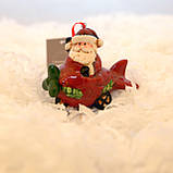 LV 183224 новорічна іграшка «Дід Мороз на літаку», фото 2