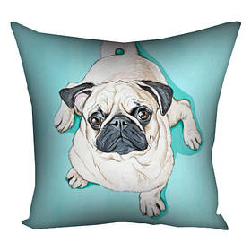 Подушка Мопс подарунок оригінальний