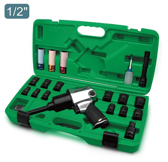 Набір пневмоінструменту 1/2" ( KAAB1640) 27ед. Toptul GDAI2702