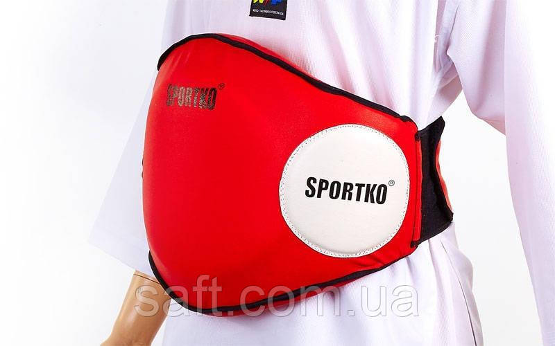 Пояс тренера Кожвинил SPORTKO UR ЗП1 (р-р L, креп.на липуч, крас) - фото 4 - id-p607637772