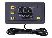 Терморегулятор с датчиком от -50 до +120С (питание 12V)