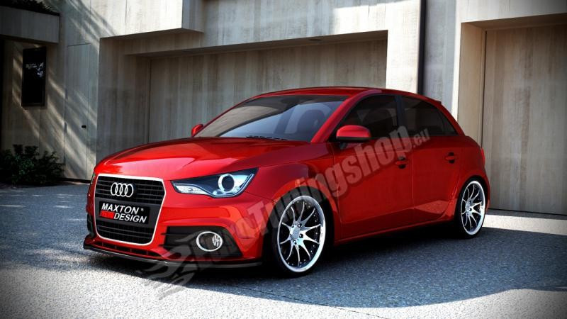 НАКЛАДКИ НА ПЕРЕДНІЙ БАМПЕР AUDI A1 (ДОРЕСТ.), фото 1