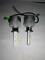LED лампы H1 C6 36W 12/24V с активным охлаждение