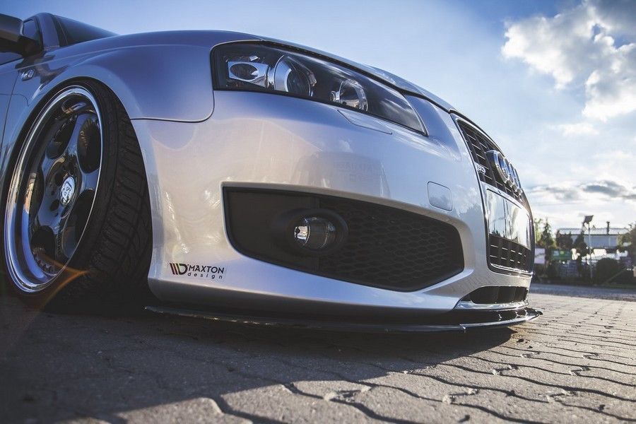 ДИФУЗОР ПЕРЕДНОГО БАМПЕРУ AUDI S3 8P РЕСТ.