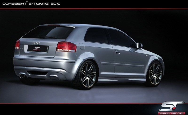 НАКЛАДКИ НА ПОРОГИ AUDI A3 8P, фото 1
