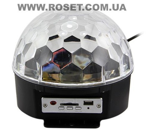 Диско шар LED Ball Light с MP3 +пульт+флешка - фото 2 - id-p607768691