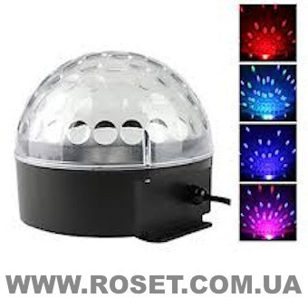 Диско шар LED Ball Light с MP3 +пульт+флешка - фото 3 - id-p607768691