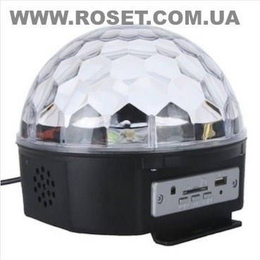 Диско шар LED Ball Light с MP3 +пульт+флешка - фото 4 - id-p607768691