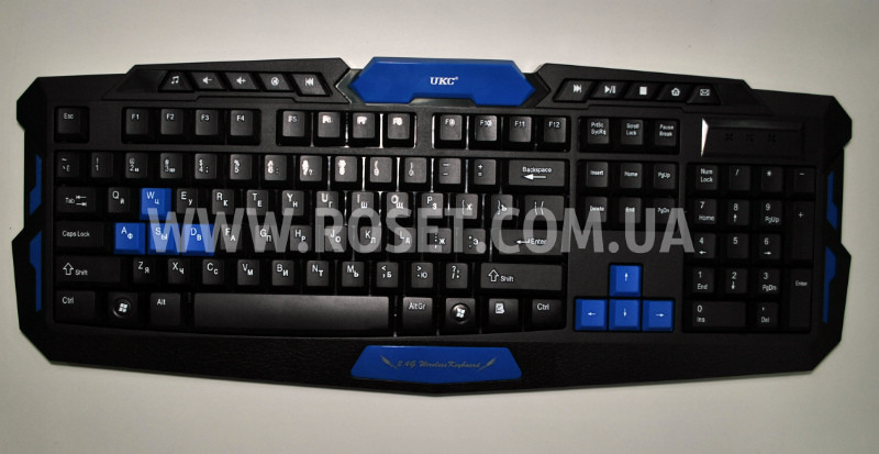 Бездротова геймерська клавіатура плюс мишка - UKC HK-8100