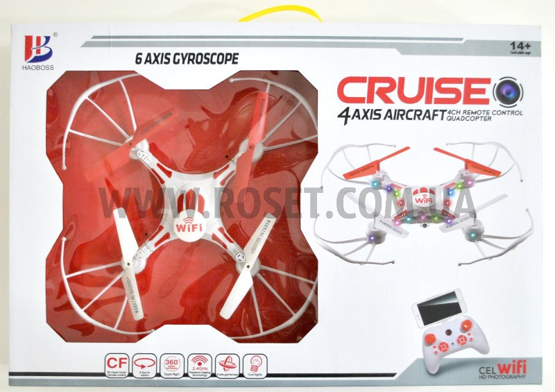Квадрокоптер — Cruise 4 Axis AirCraft Wi-Fi Camera
