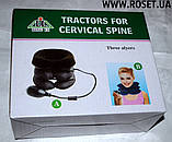 Подушка для витягування шийного відділу хребта Tractors for cervical spine надувна ортопедична, фото 10