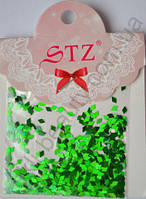 Ромбики для дизайну нігтів «Зелені»