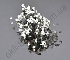 Ромбики для дизайну нігтів «Срібло»