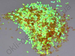 Ромбики для дизайну нігтів «Прозоро-жовті»