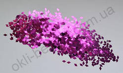 Ромбики для дизайну нігтів «Яскраво-бузкові»